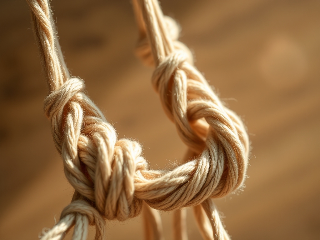 Teaching Macrame Knots