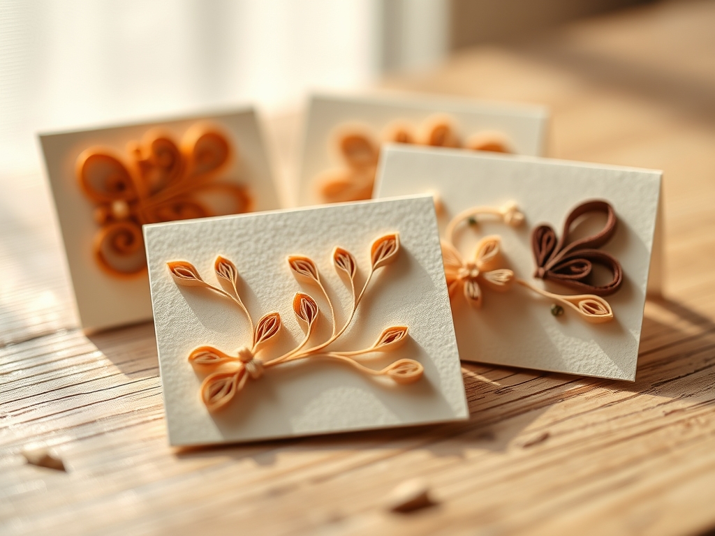First Time Quilling Cards
